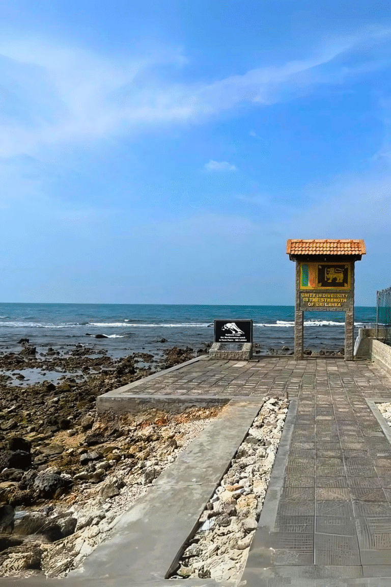 Cultural and natural beauty at the Point Pedro tourist spot