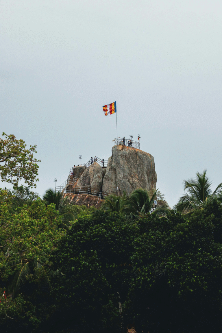 Panoramic view from Mihintale hilltop
