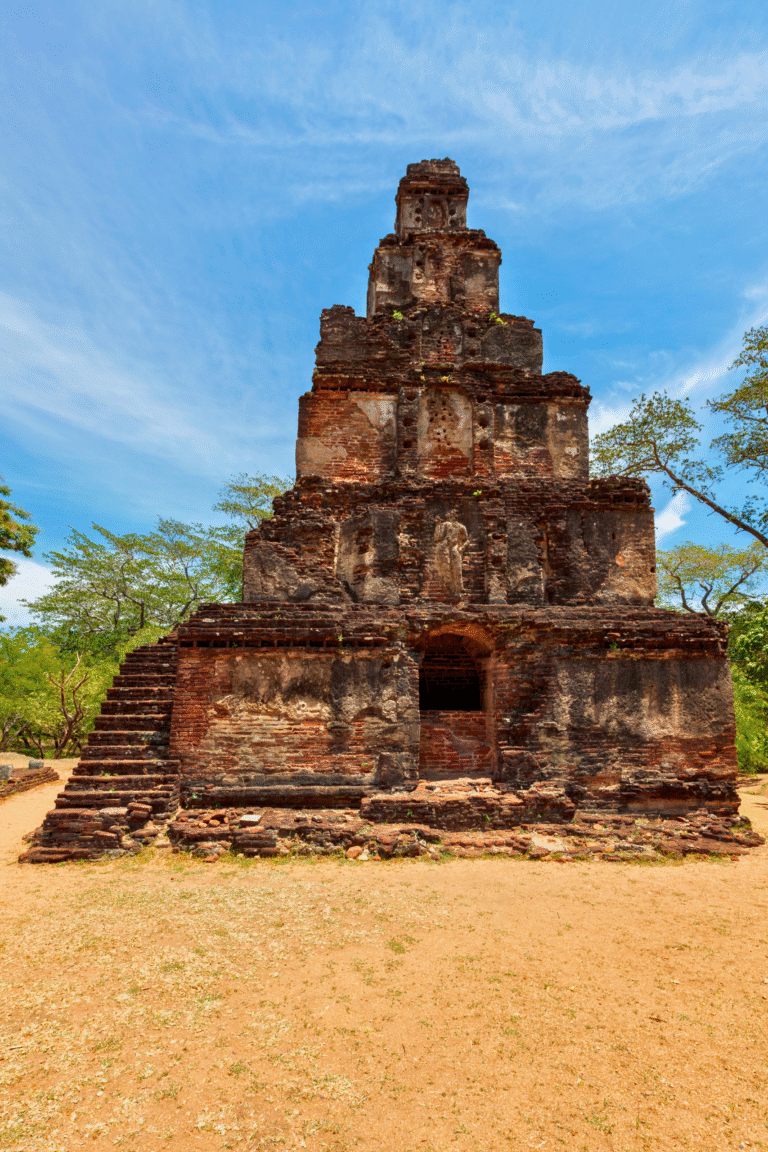 Sathmahal Prasadaya UNESCO world heritage attraction Polonnaruwa