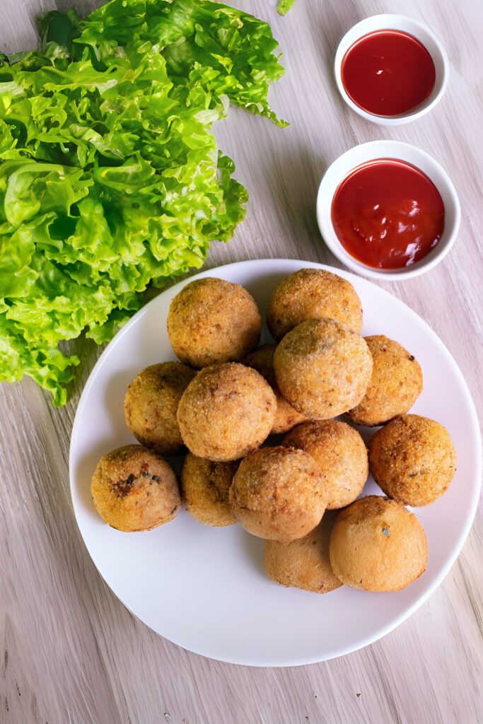 Spicy fish cutlet appetizer from Sri Lanka