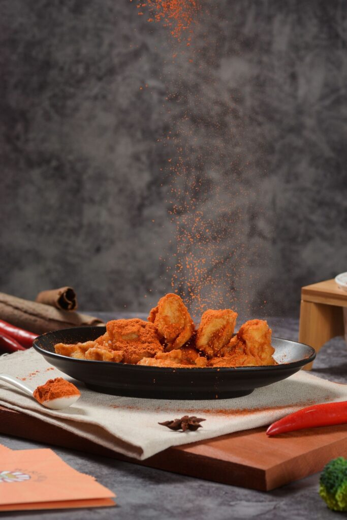 Traditional Sri Lankan style fried chicken